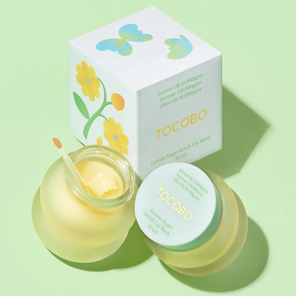 Tocobo Lemon Sugar Scrub Leave-On Lip Mask 20mL