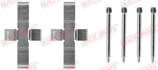 Quick Brake Zubehörsatz, Scheibenbremsbelag 109-1004