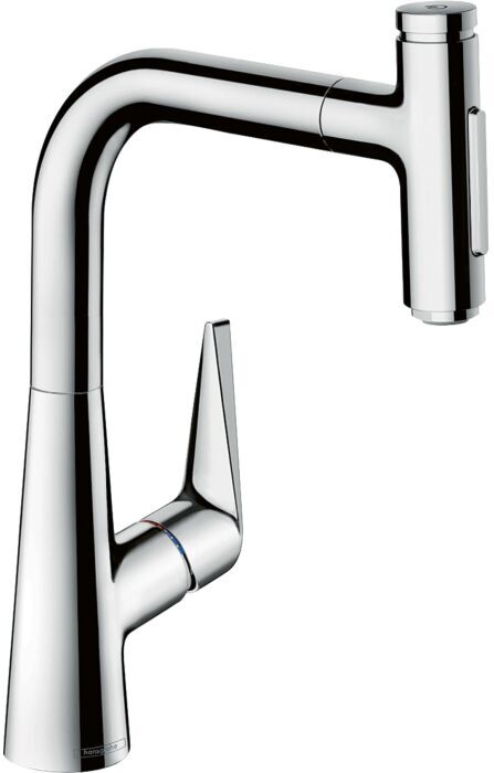 Hansgrohe Talis Küchenarmatur 73868000 chrom, mit sBox, Schwenkbereich 110/150°