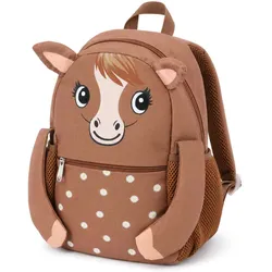 Antonio Kinder Rucksack - Brown horse