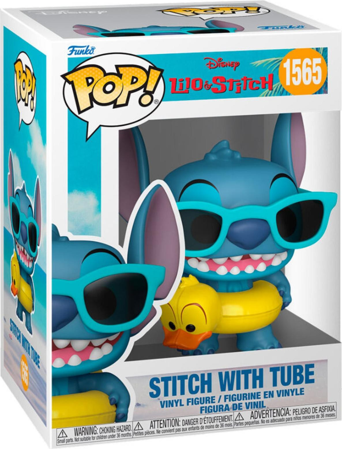 Funko Pop! Disney Lilo and Stitch Stitch met tube figuur - 9 cm