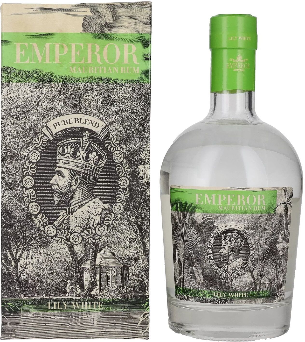 Emperor Rum Emperor Mauritian Rum LILY WHITE 42% Vol. 0,7l in Geschenkbox