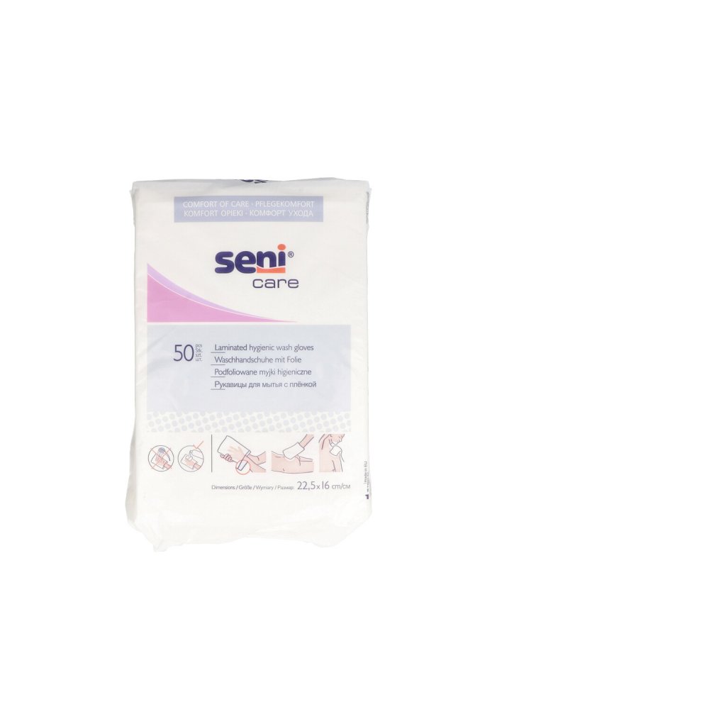 TZMO Deutschland GmbH Seni Waschhandschuhe mit Folie 00603968
