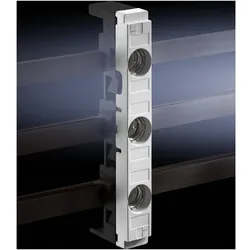 Rittal Contact hazard protection cover plate for bus-mounting fuse bases, Serverschrank Zubehör, Grau