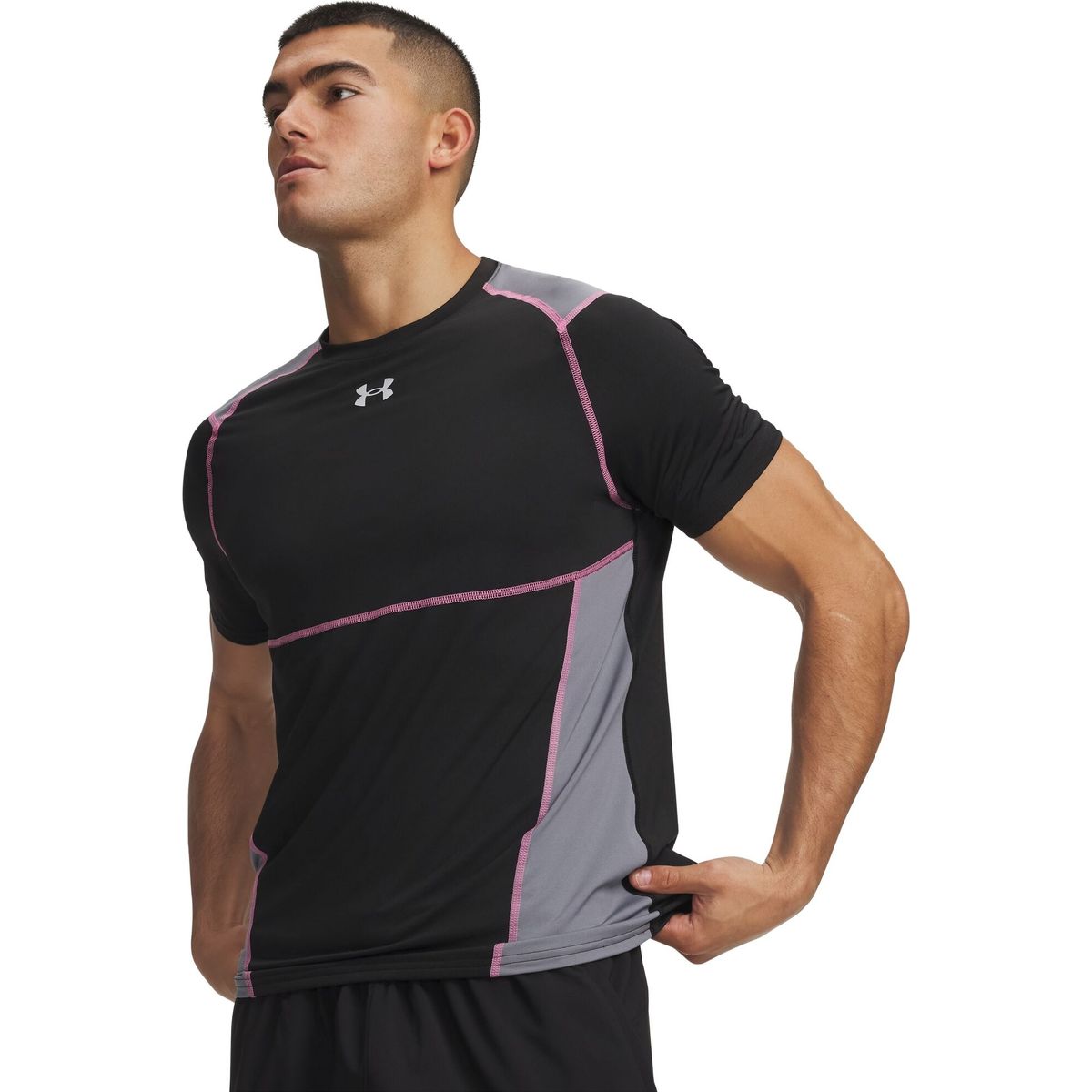Under Armour HG Elite Fitted SS black reflective (010) 3XL 6015379-010-3XL