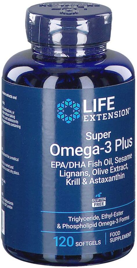 Life Extension Super Omega-3 Plus EPA/DHA Fish Oil Weichkapseln