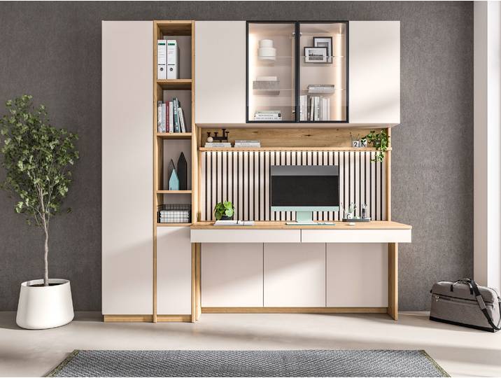 OSLO Bürokombination IV, Material Dekorspanplatte