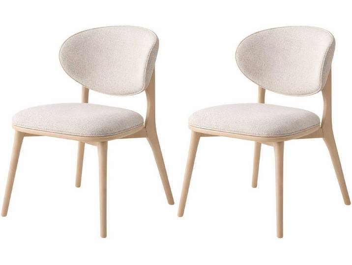 JVmoebel Esszimmerstuhl Stuhl Stil modern Farbe beige hell Holz neu Wohnzimmer Kochzimmer