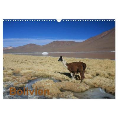 Bolivien (Wandkalender 2026 DIN A3 quer), CALVENDO Monatskalender