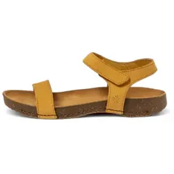Art für Damen. 1111931F5003_024 Ledersandalen 1119 I Breathe gelb (36), Wohnung, Klettverschluss, Lässig