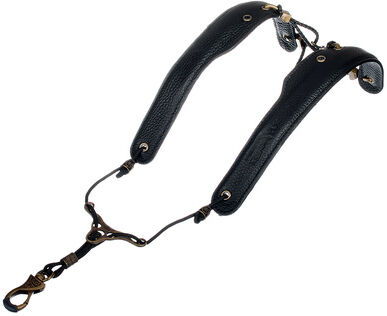Balam Back Strap Leather Black Schwarz