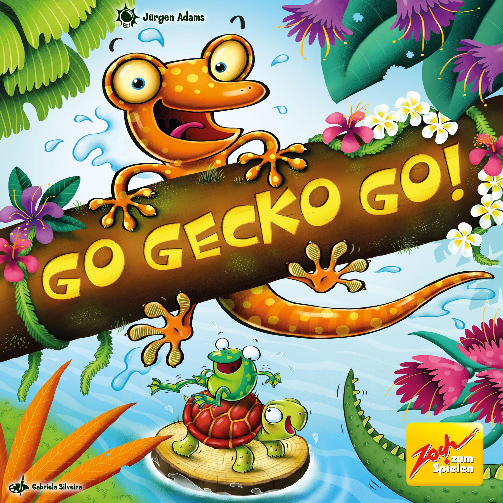 Ga Gecko Ga! Familiespel Engels van Simba Toys
