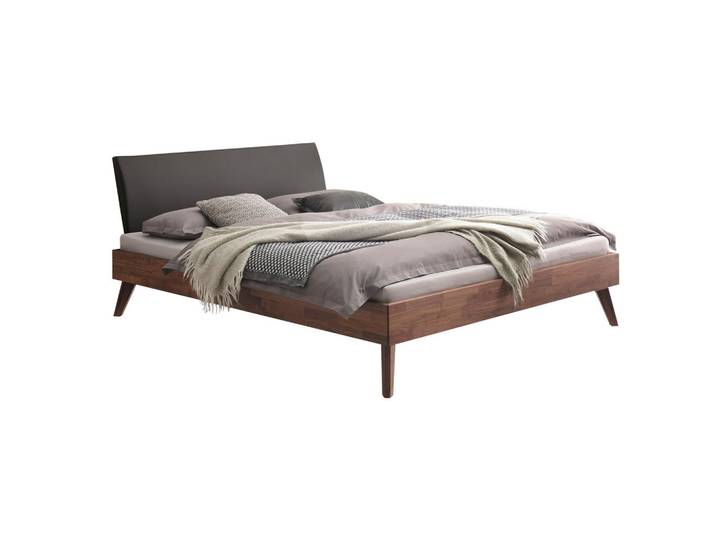 Hasena Bett, Nussbaum, Holz, Nussbaum, massiv, 200x200 cm, in verschiedenen Holzarten erhältlich, Größen Über- und Sondergrößen erhältlich, Schlafzimmer, Betten, Doppelbetten