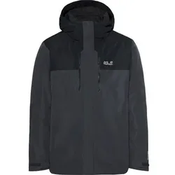 JACK WOLFSKIN Jack Wolfskin Herren Doppeljacke JASPER PRO 3IN1 JKT M, Größe XXL in Grau 052