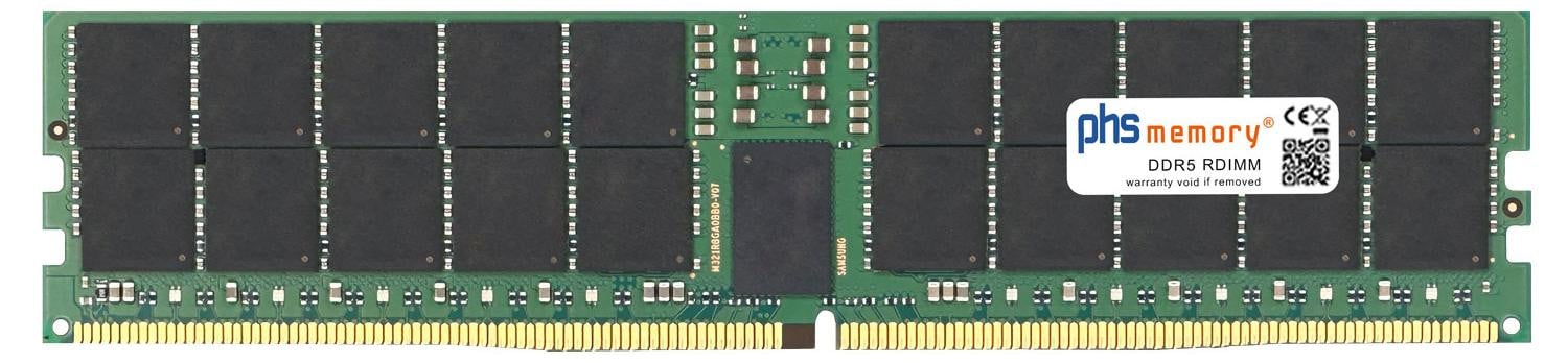 PHS Geheugen 32GB DDR5 RDIMM 6400MHz compatibel met Asus Pro WS WRX90E-SAGE SE en AMD 9000 WX-serie