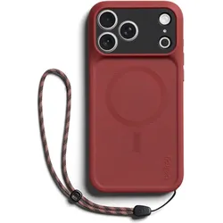 Bellroy MagSafe Hülle für iPhone 18 Pro Max / iPhone 17 Pro Max mit Band (Apple iPhone 17 Pro Max, Apple iPhone 18 Pro Max), Smartphone Hülle, Rot