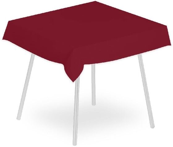 Pack Service Tovaglia bordeaux 120x120 cm 100 Pezzi