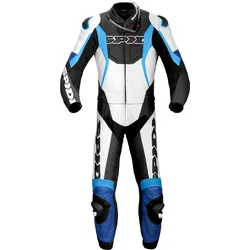 Spidi Sport Warrior Touring, Lederkombi 2tlg. - Weiß/Blau - 50