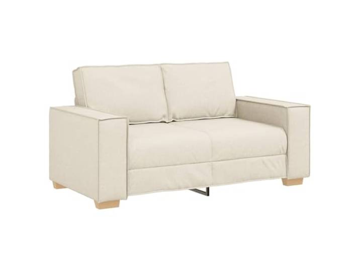 Coespram 2-Sitzer Sofa Stoffsofa Polstersofa Couch 160x78x84 cm Atmungsaktives Flachsgewebe und breite Ablagen für entspannte Stunden im Gästezimmer oder Büro.