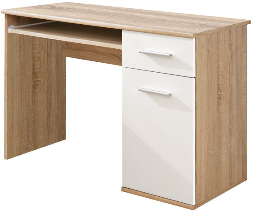 17 Stories Writing Desk Oak Sonoma 76cm H X 104cm W X 50cm D