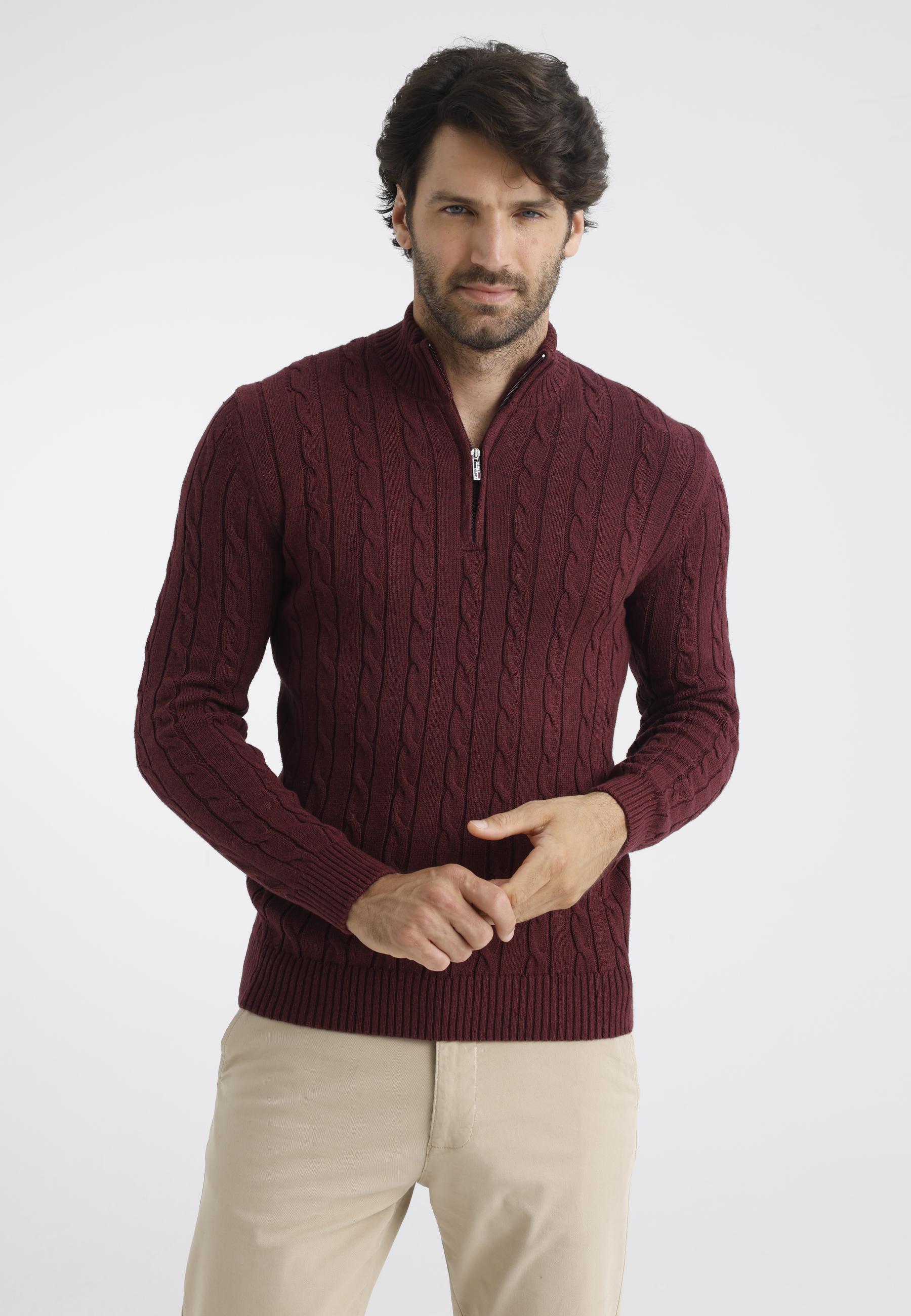 Pullover Pullover Mit Kurzem Reißverschluss