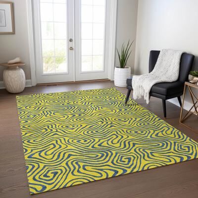 Addison Rugs Machine Washable Indoor/ Outdoor Modern Trance Chantille Rug