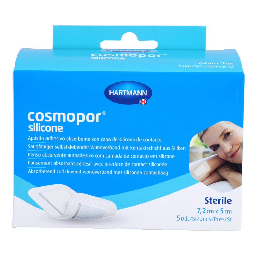 PAUL HARTMANN AG Cosmopor Silicone Wundverband 5x7,2 Cm 17417810