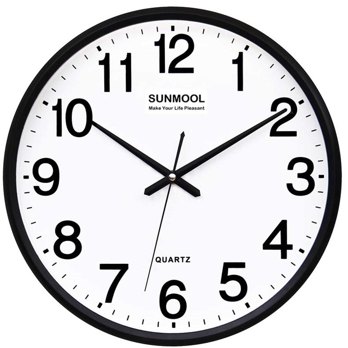 Wandklok met een diameter van 35 cm