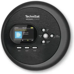 TechniSat CD 2GO (DAB+, FM, Bluetooth), Radio, Schwarz