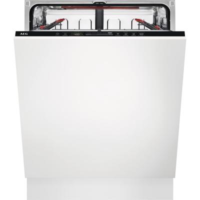 AEG 7000 GlassCare / Vollintegrierter-Geschirrspüler 60 cm / AirDry - perfekte Trocknungsergebnisse / Besteckkorb / QuickSelect Display FSE64637P