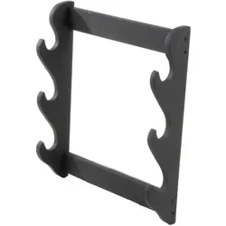 Wandhalter für 3 Schwerter schwarz matt