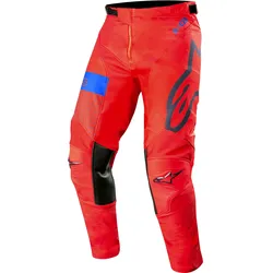 Alpinestars Racer Tech Atomic, Textilhose - Rot/Dunkelblau/Blau - 30