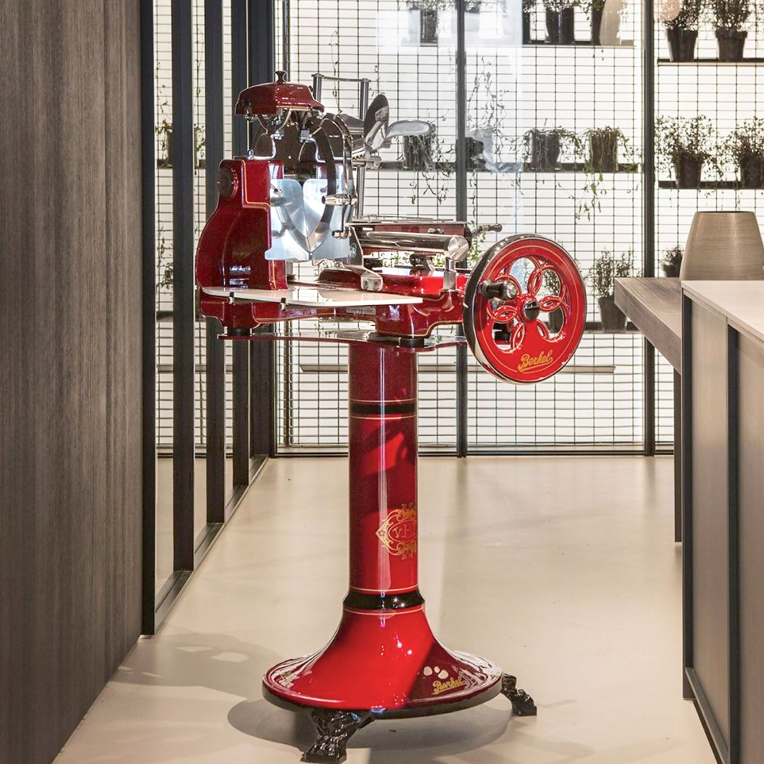 BERKEL Voet voor vliegwielmachine B3, Tribute, B114 & BS300 - Rood rood