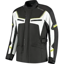 Rusty Stitches Luke, Textiljacke wasserdicht - Dunkelgrau/Schwarz - 8XL