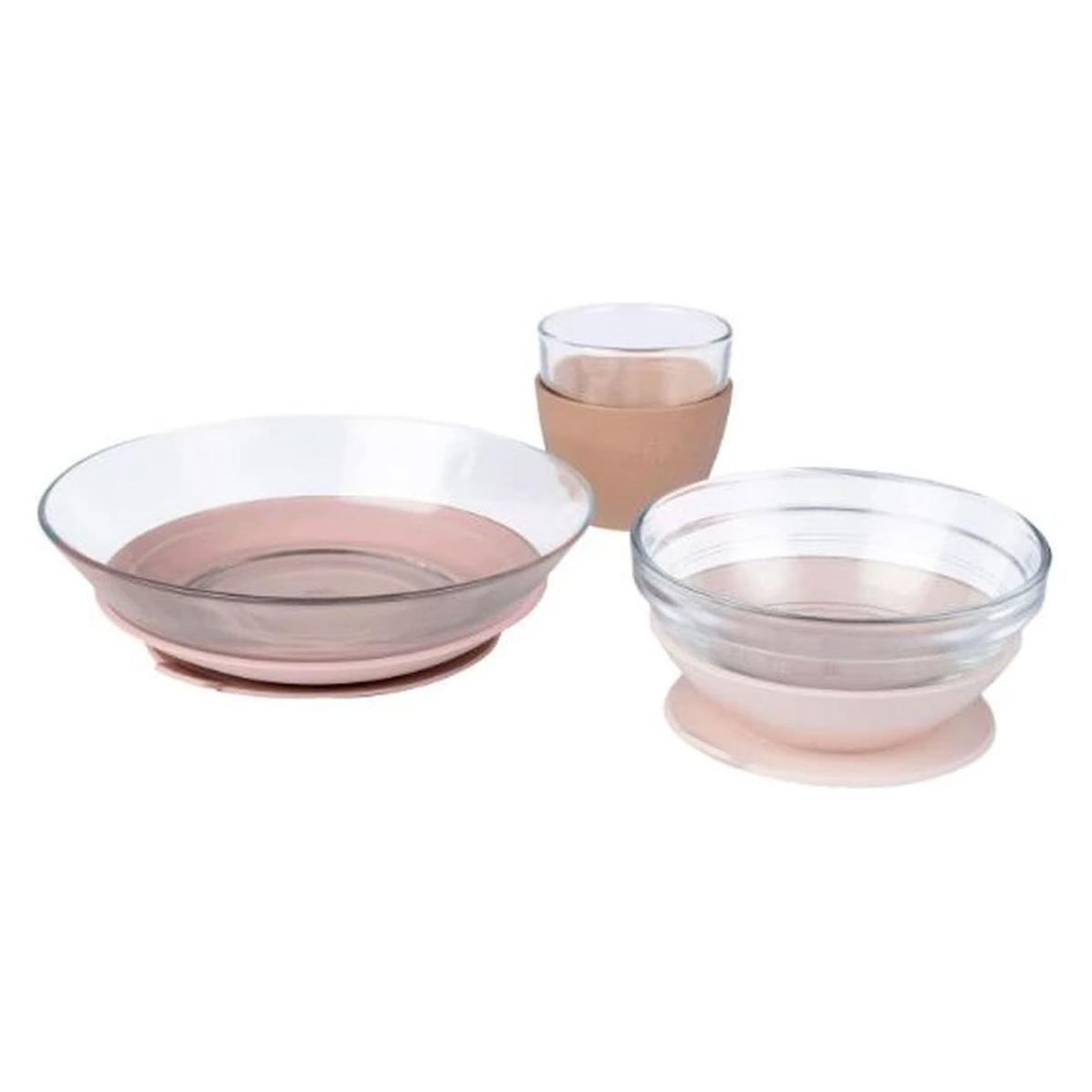 Beaba Geschirrset Glas BEABAxDURALEX Zuckerwatte (BA913644)