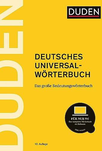 Duden – Deutsches Universalwörterbuch: Das große Bedeutungswörterbuch - Preis vom 30.09.2026 22:30:23 h