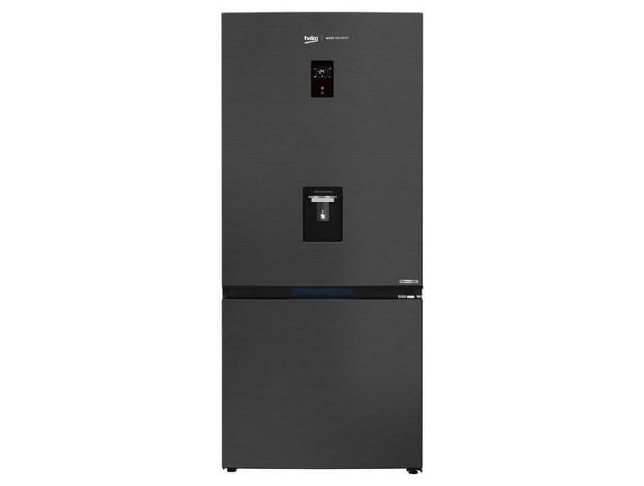Beko Kühl-Gefrier-Kombination, Grau, Metall, 83.2x191.5x74.7 cm, No-Frost, Innenraumbeleuchtung, Wasserspender, Küchen, Küchenelektrogeräte, Kühl- & Gefrierschränke, Kühl- und Gefrierkombinationen