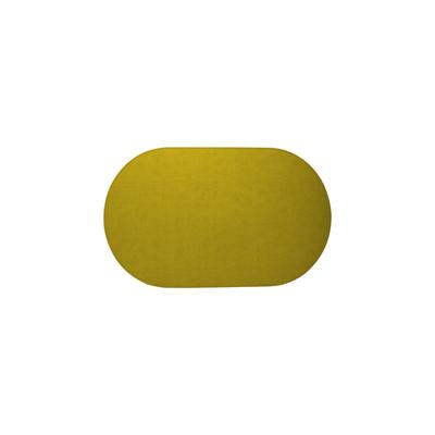 Stil Casa, uni Tischset, mit genähtem Polyurethan kombiniert, 48xh. 30 cm, Dollar-Finish, Farbe Ocker.