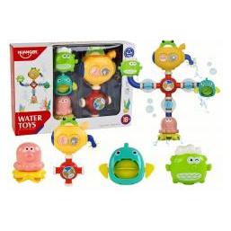 Lean Toys Leantoys Überlaufbadewanne Wasserspielzeug Roboter Saugnäpfe (16315)