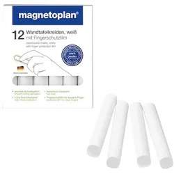 magnetoplan Kreide abgerundet weiß