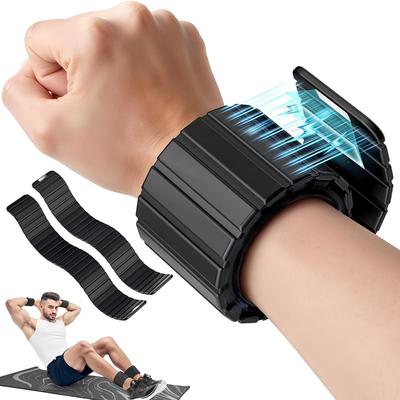 On Spot Shop Magnetic Wrist Weights, Ankle Weights For Women Men, Pack Stackable, Ideal For Jogging, Yoga, Fitness & Gift Idea 500g X 2 Pink