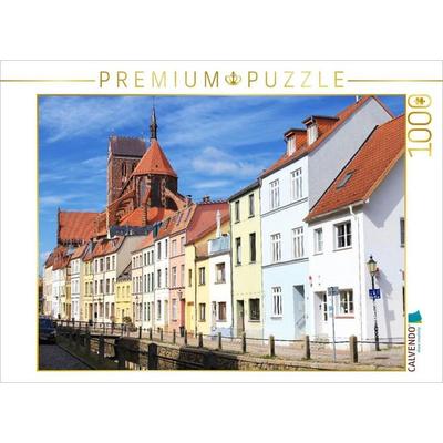CALVENDO Puzzle Wismar, entlang der Frischen Grube | 1000 Teile Lege-Größe 64 × 48 cm Foto-Puzzle für glückliche Stunden