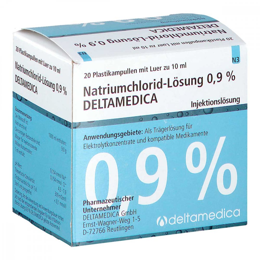 DELTAMEDICA GmbH Natriumchlorid-lösung 0,9% Deltamedica Luer Pl. 17393067