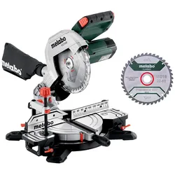 Metabo Kappsäge KS 216 M Set mit 2. Hartmetall-Sägeblatt - Karton - 610216900