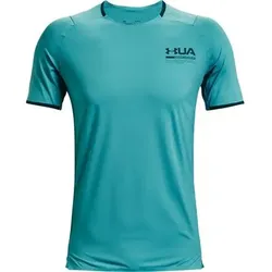 UNDER ARMOUR Herren UA Iso-Chill Perforiertes Kurzarm-Oberteil, Größe S in Blau 476