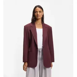 BOSS für Damen. 50553592 Braune Jalara-Jacke, dunkel (34), Lässig, Klassisch, Polyester