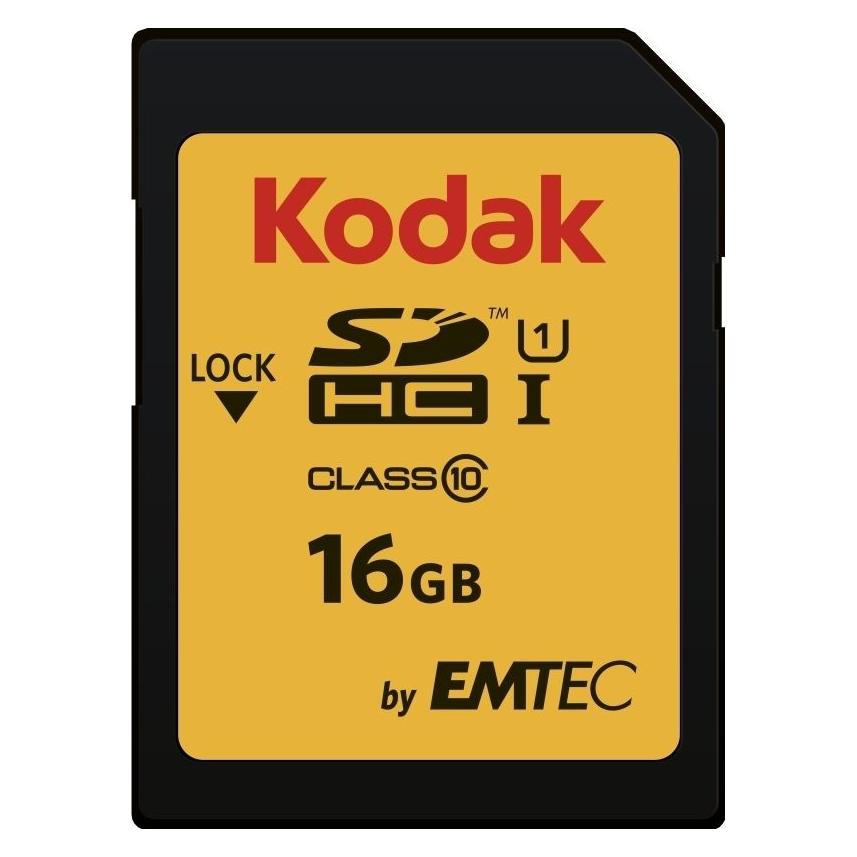 Kodak SDHC 16GB Class10 U1 (16 GB, SDHC, U1, UHS-I) (EKMSD16GHC10K-D)