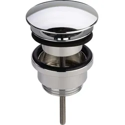 Viega Universalventil 492670 Visign V1, G 1 1/4 x 63 mm, Messing verchromt, nicht verschließbar