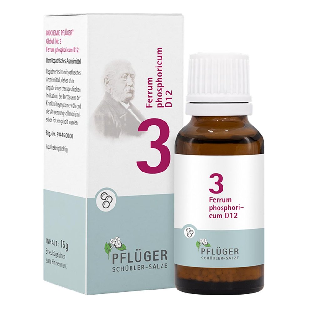 Homöopathisches Laboratorium Alexander Pflüger Gmb Biochemie Pflüger 3 Ferrum Phosphoricum D12 Globuli 17278484