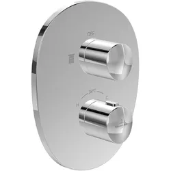 Villeroy & Boch Antao Unterputz-Thermostat, Chrom, 184x221x64 mm, Thermostatfunktion